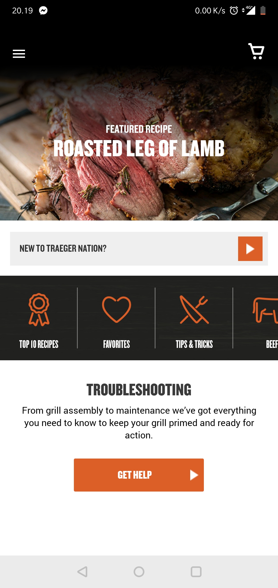 mobile app traeger grill